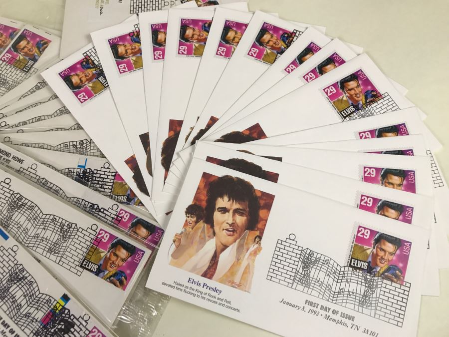 Huge Collection Of Elvis Presley Stamps [Photo 19]