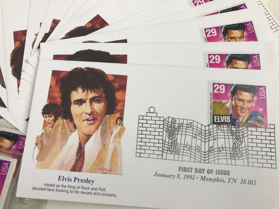 Huge Collection Of Elvis Presley Stamps [Photo 20]