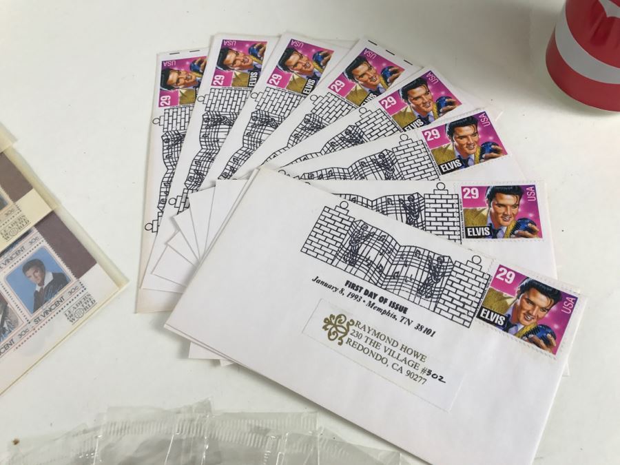 Huge Collection Of Elvis Presley Stamps [Photo 9]