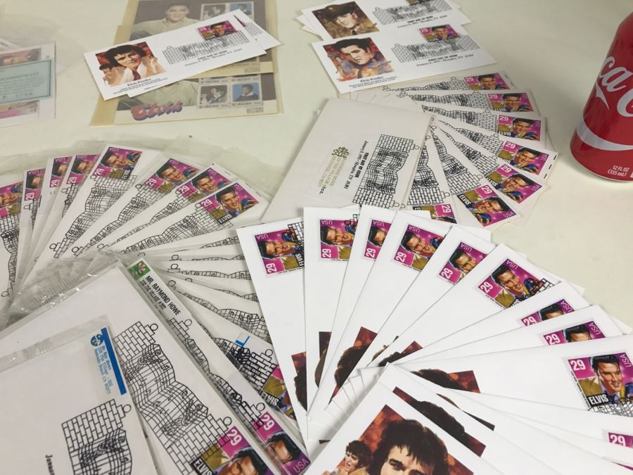 Huge Collection Of Elvis Presley Stamps [Photo 2]