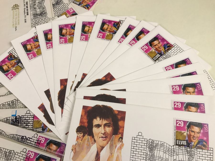 Huge Collection Of Elvis Presley Stamps [Photo 21]