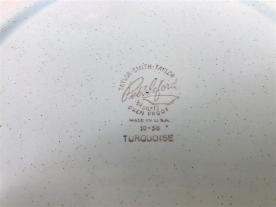 Collection Of Vintage 1950's Pastel Taylor Smith Taylor Calendar Plates Pebbleford Lu-Ray [Photo 12]