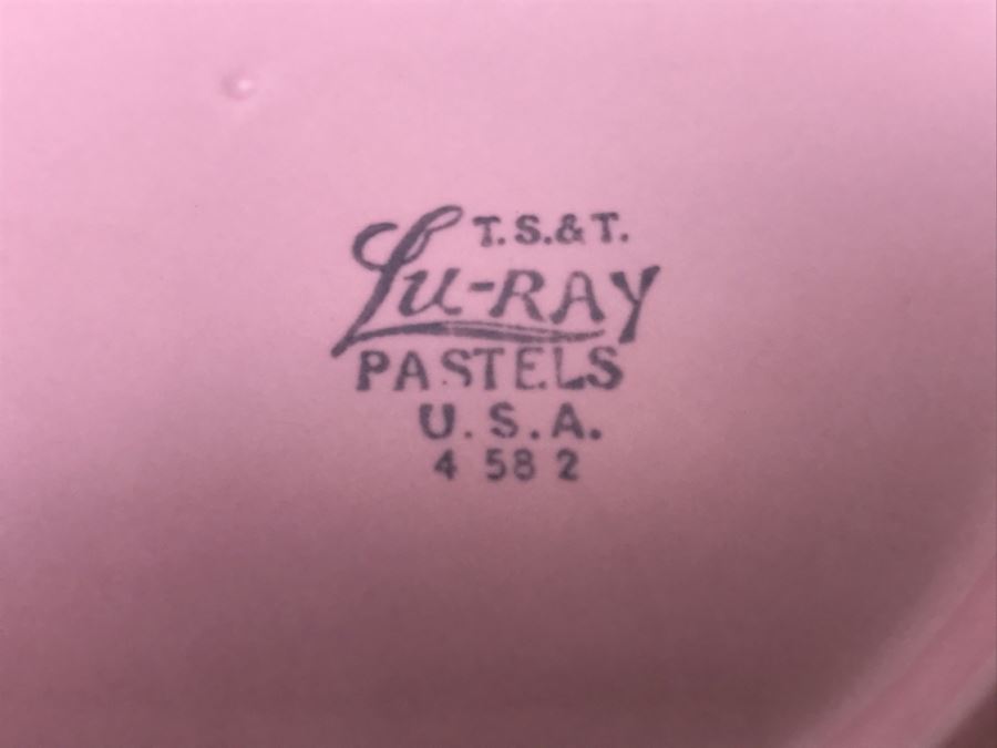 Collection Of Vintage 1950's Pastel Taylor Smith Taylor Calendar Plates Pebbleford Lu-Ray [Photo 13]