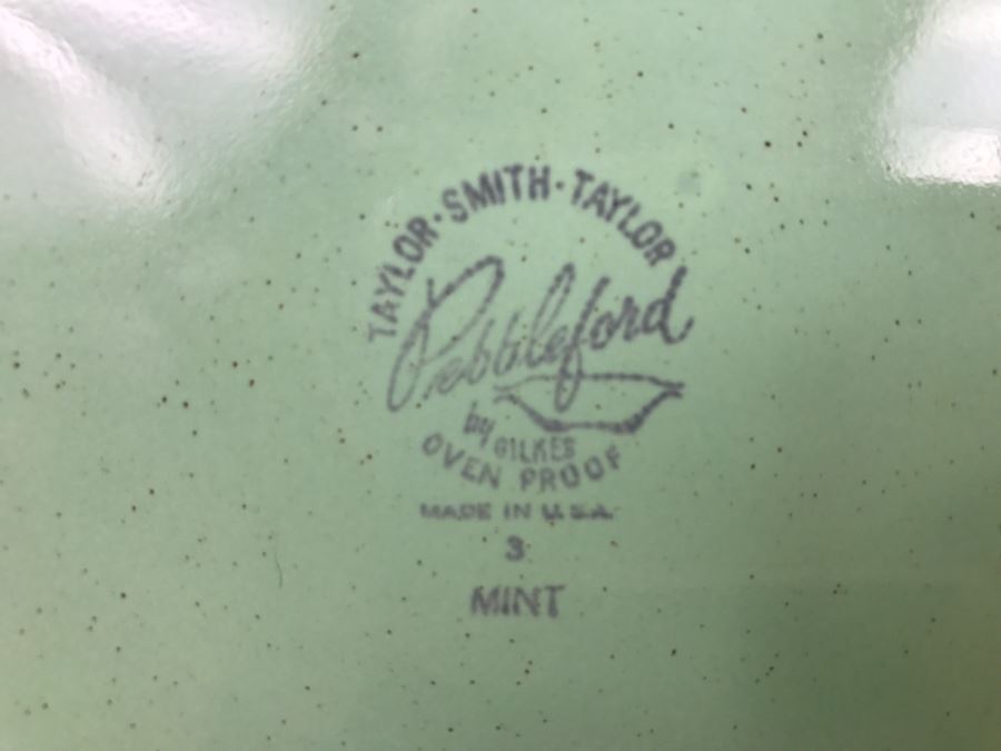 Collection Of Vintage 1950's 60's Pastel Taylor Smith Taylor Calendar Plates Pebbleford Lu-Ray [Photo 9]