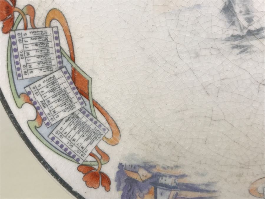 Vintage 1910 Advertising Calendar Plate G. H. Moyer Harness, Quincy, Ill [Photo 7]