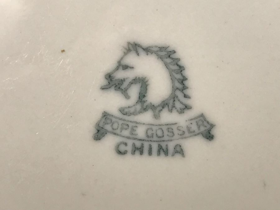 Vintage 1910 Advertising Calendar Plate With Cherubs Brown The Clothier Leavenworth, Wash Pope Gosser China [Photo 9]