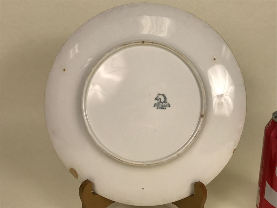 Vintage 1910 Advertising Calendar Plate With Cherubs Brown The Clothier Leavenworth, Wash Pope Gosser China [Photo 8]