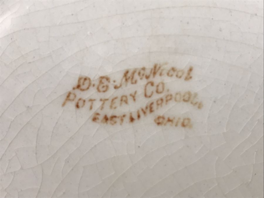 Vintage 1915 Advertising Calendar Plate Panama Canal D. E. McNicol Pottery Co East Liverpool, OH [Photo 10]