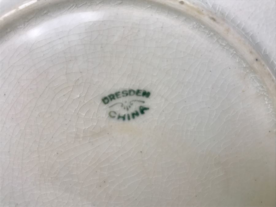 Vintage 1911 Advertising Calendar Plate The Ark House Furnishing Co Riverside, CA Dresden China [Photo 11]