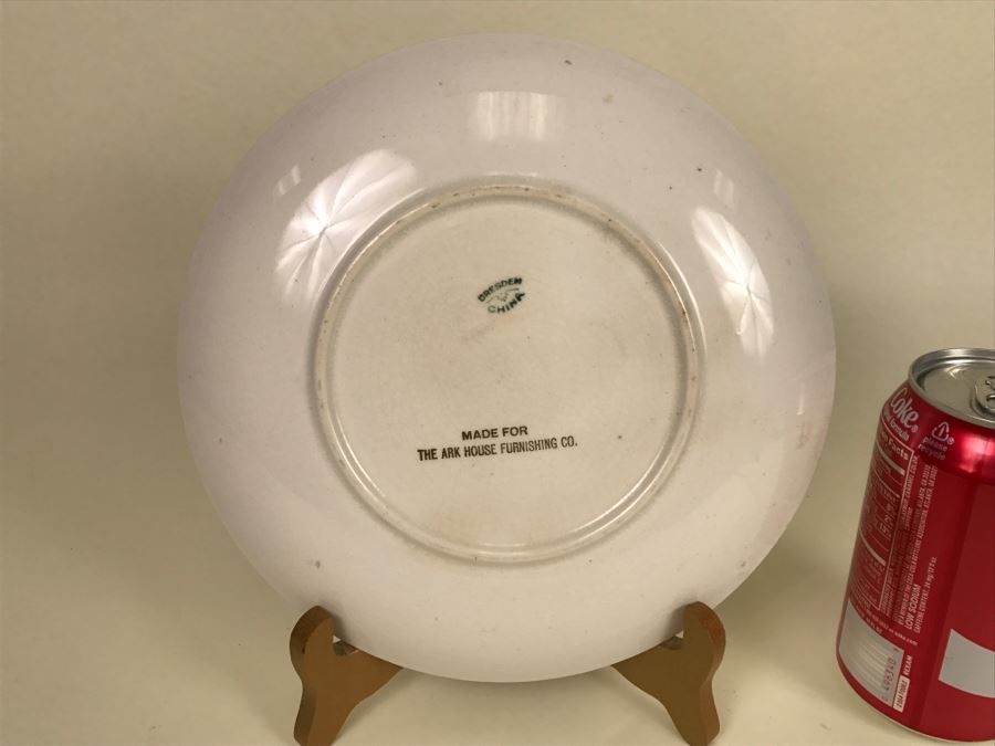 Vintage 1911 Advertising Calendar Plate The Ark House Furnishing Co Riverside, CA Dresden China [Photo 10]