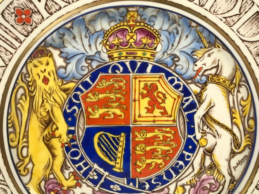 Edward VIII King And Emperor Crowned May 12th 1937 Commemoration Plate PARAGON China England [Photo 5]