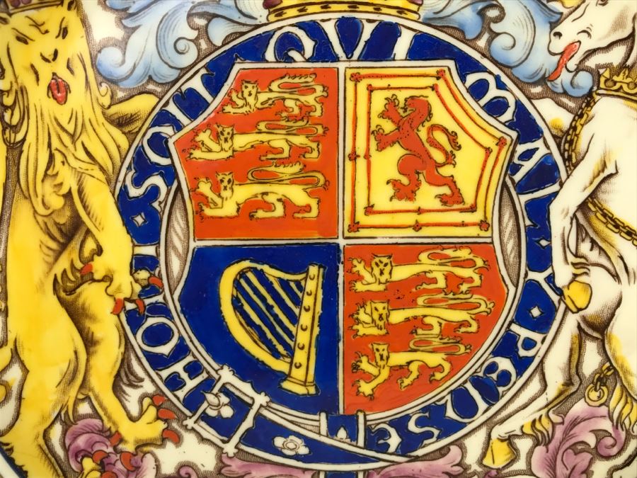 Edward VIII King And Emperor Crowned May 12th 1937 Commemoration Plate PARAGON China England [Photo 7]