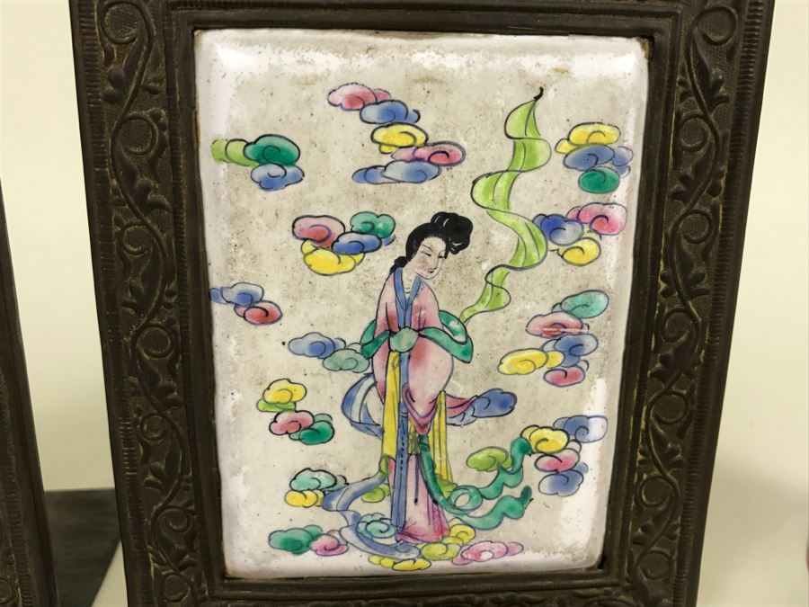 Pair Of Vintage Chinese Bookends [Photo 3]