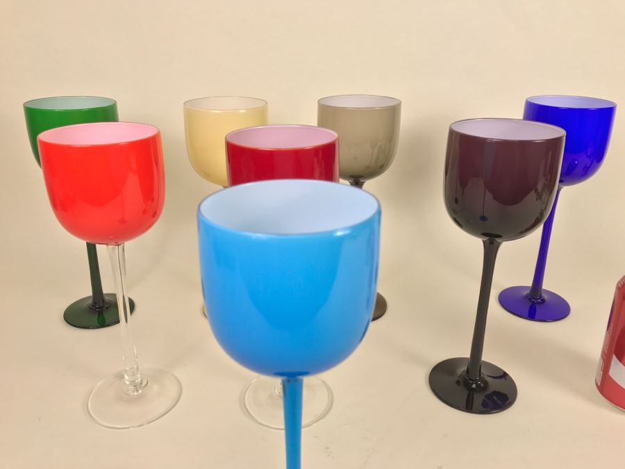 Set Of Colored Stemware [Photo 2]