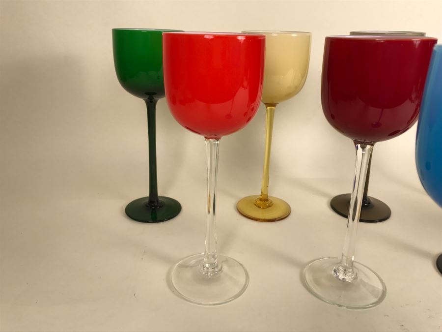 Set Of Colored Stemware [Photo 6]