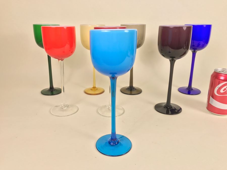 Set Of Colored Stemware [Photo 1]