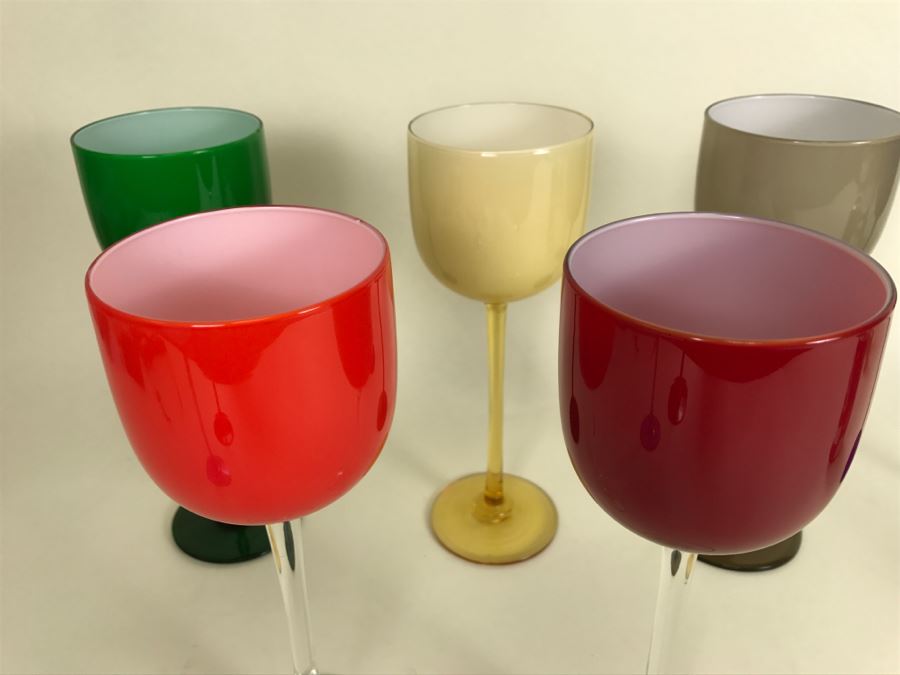 Set Of Colored Stemware [Photo 16]