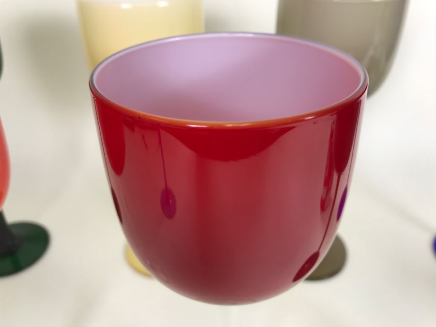 Set Of Colored Stemware [Photo 11]