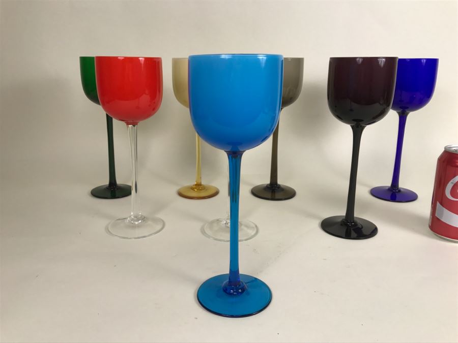 Set Of Colored Stemware [Photo 3]