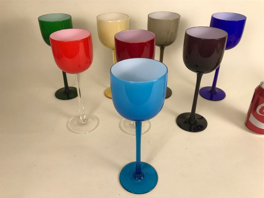 Set Of Colored Stemware [Photo 4]