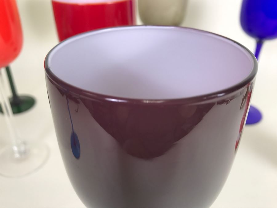 Set Of Colored Stemware [Photo 14]