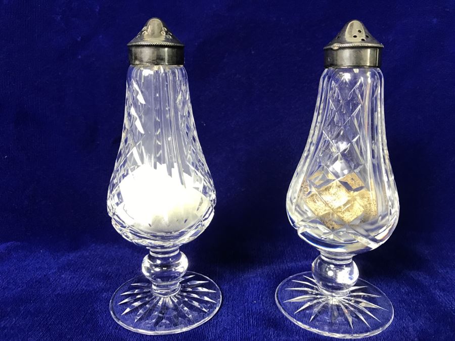 Vintage Waterford Crystal Salt And Pepper Shakers [Photo 2]