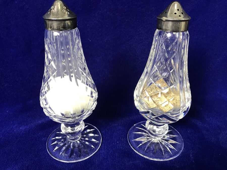 Vintage Waterford Crystal Salt And Pepper Shakers [Photo 8]