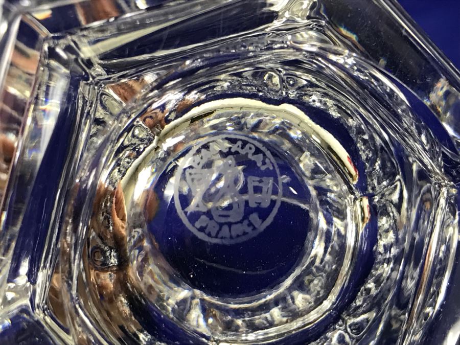 Baccarat France Lidded Mustard Jar Sugar Bowl With Spoon [Photo 10]