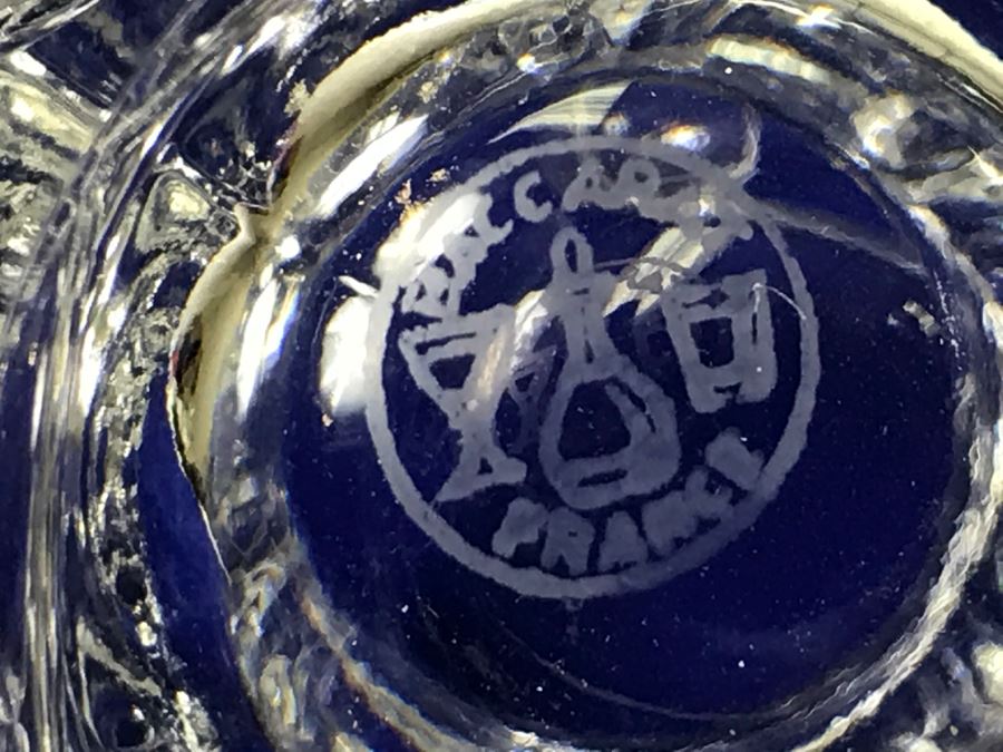 Baccarat France Lidded Mustard Jar Sugar Bowl With Spoon [Photo 11]