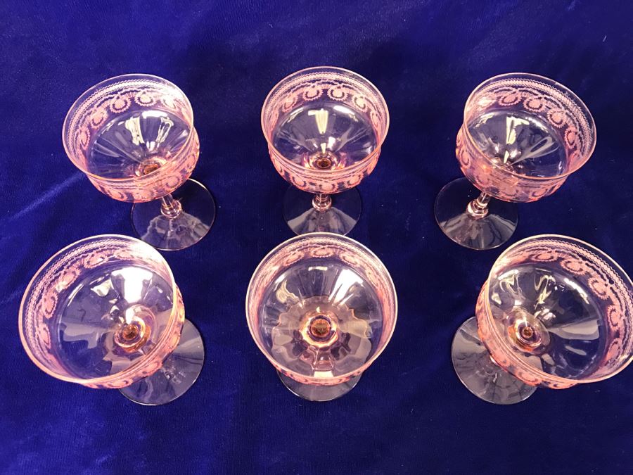 (6) Depression Glasses Stemware [Photo 7]