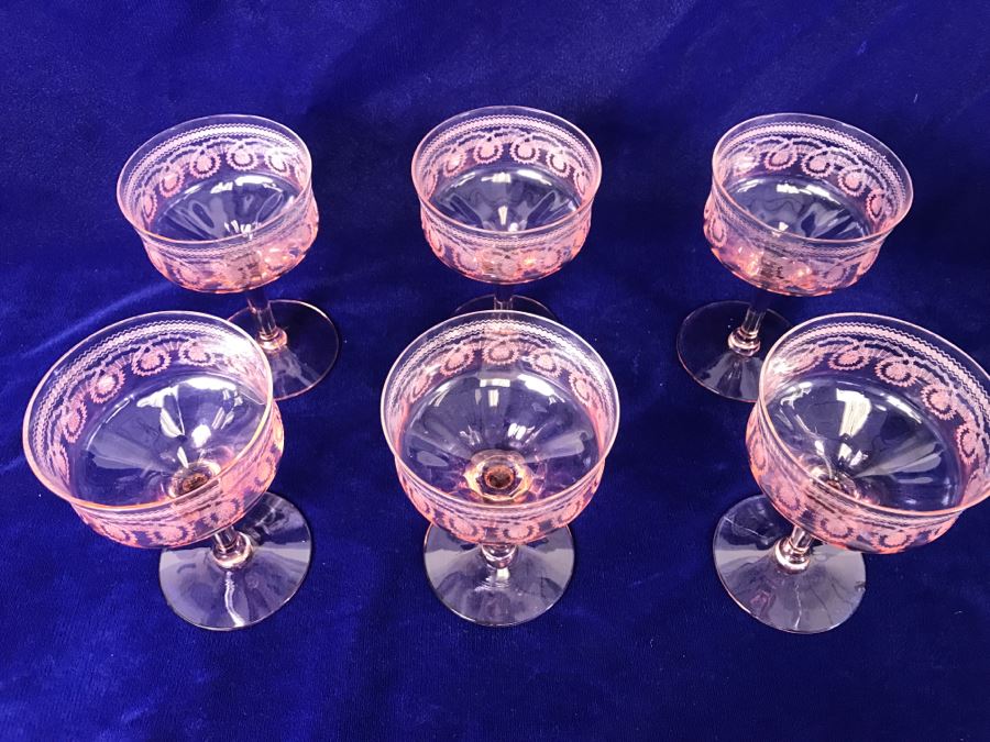 (6) Depression Glasses Stemware [Photo 6]