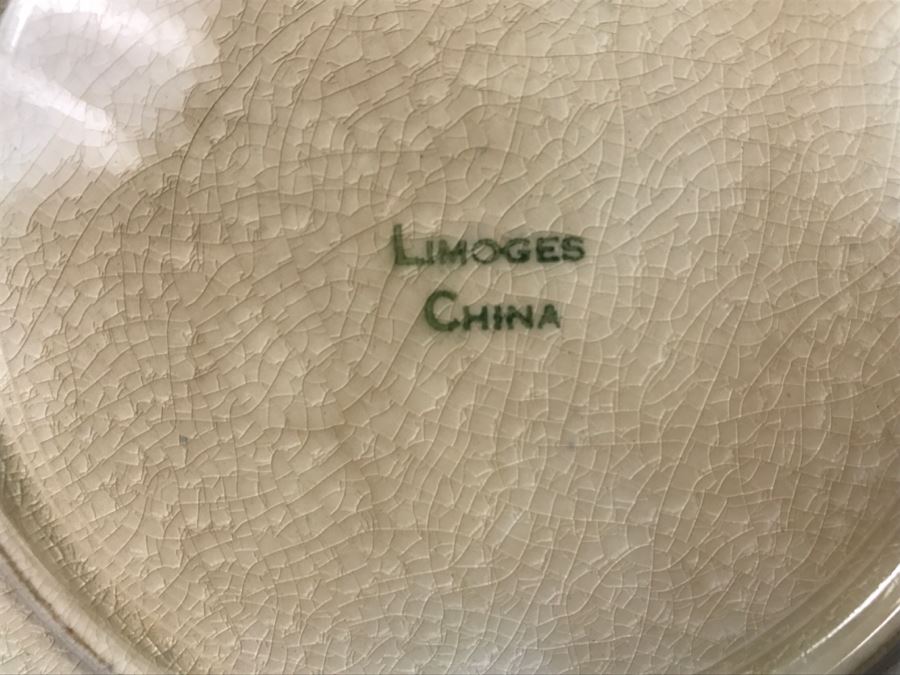 Vintage 1915 Limoges China Advertising Calendar Plate [Photo 3]