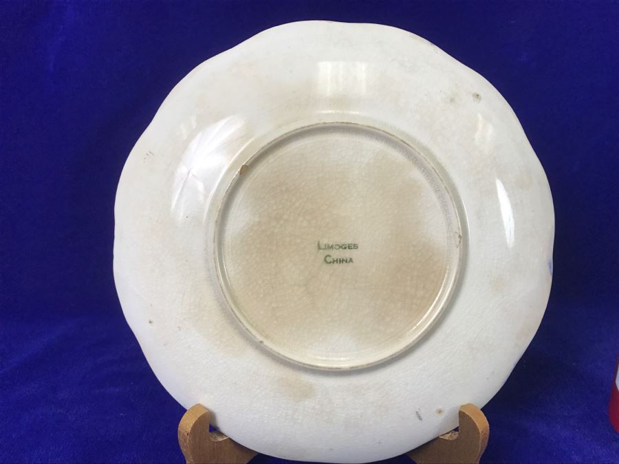 Vintage 1915 Limoges China Advertising Calendar Plate [Photo 7]