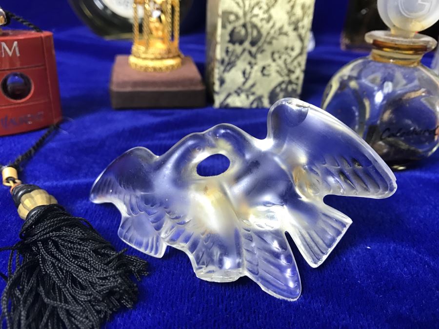 Large Collection Of Perfume Bottles Including Lalique Bottles [Photo 5]