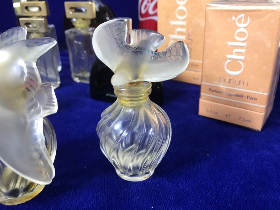 Large Collection Of Perfume Bottles Including Lalique Bottles [Photo 3]