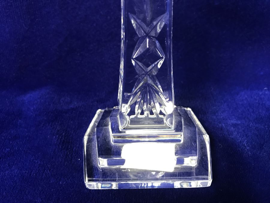 New With Tags Waterford Crystal 8' Standing Cross Figurine [Photo 8]