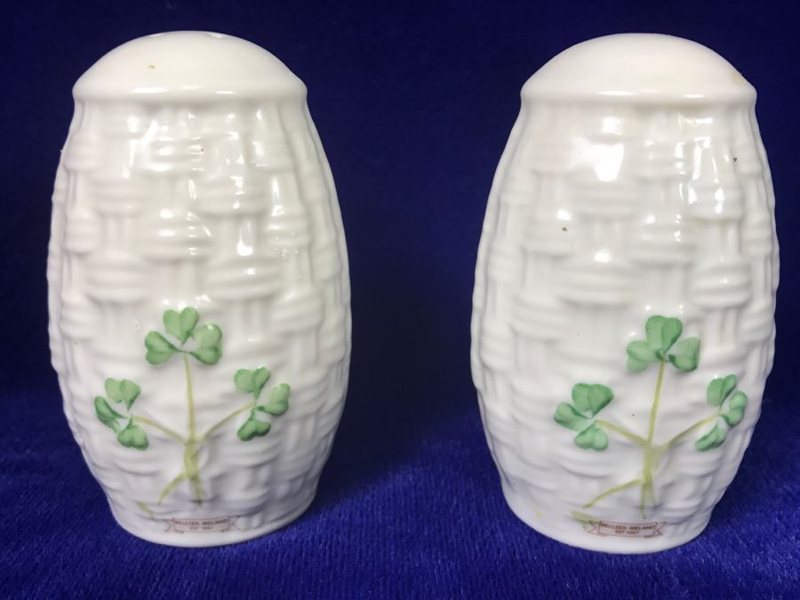 Belleek Ireland Salt & Pepper Shakers [Photo 3]