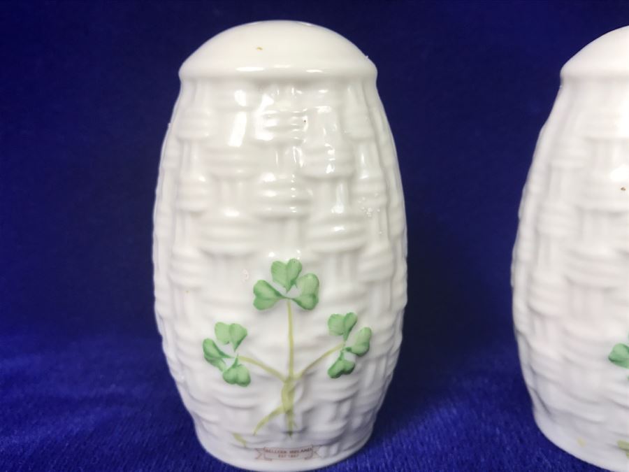 Belleek Ireland Salt & Pepper Shakers [Photo 4]