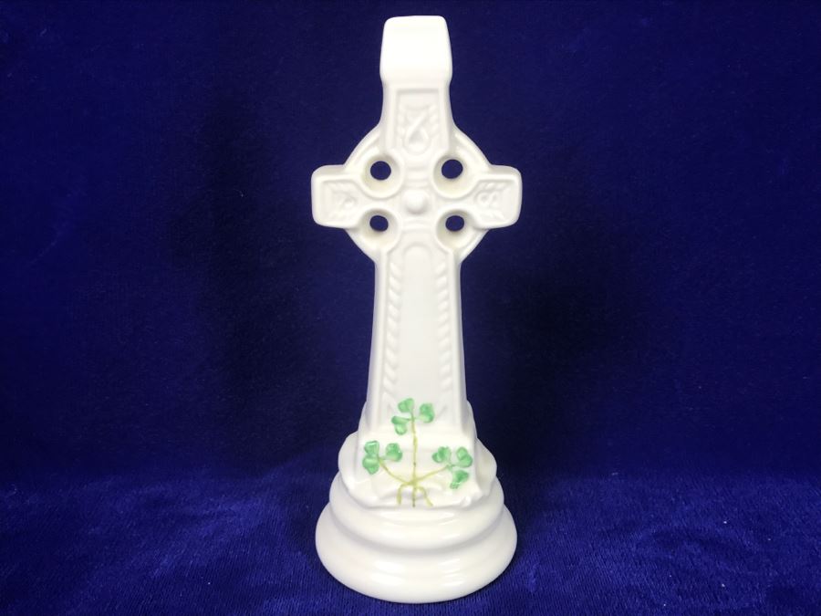 Belleek Ireland Standing Cross Figurine [Photo 4]