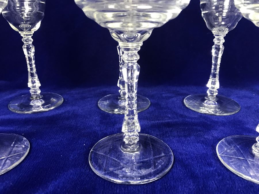 (8) Glass Stemware [Photo 6]
