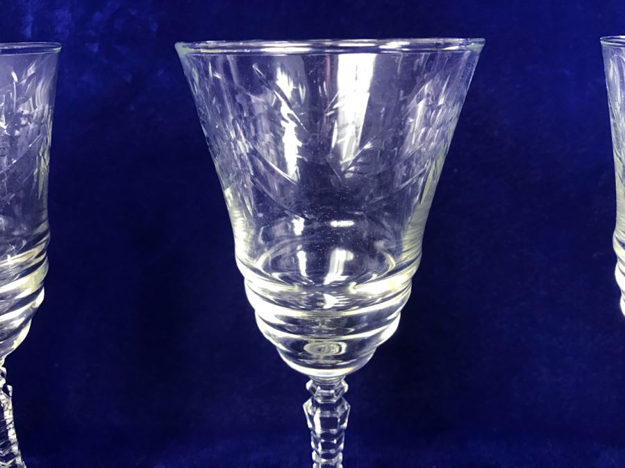 (8) Glass Stemware [Photo 12]