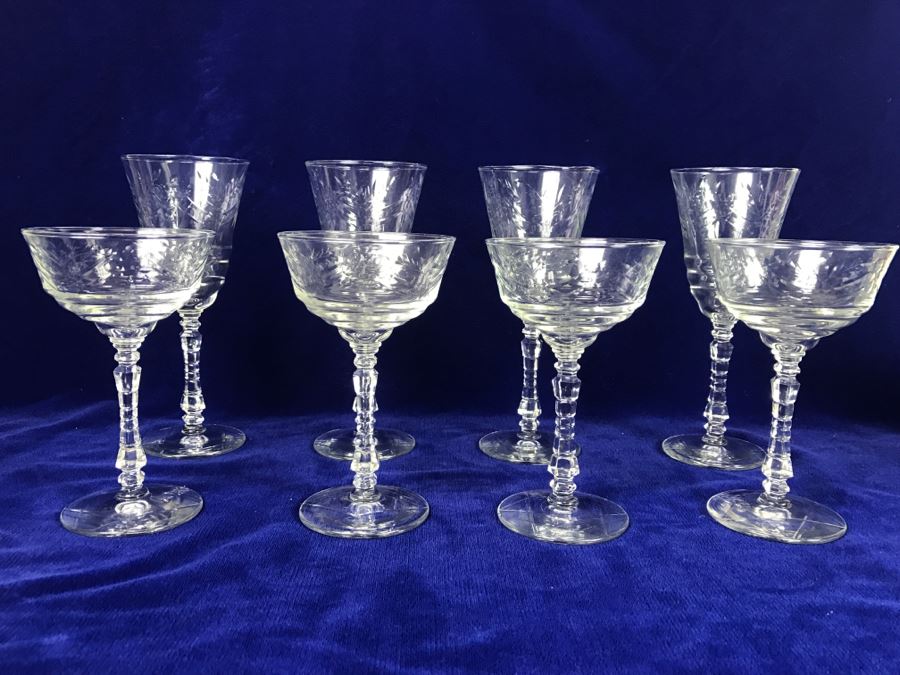 (8) Glass Stemware [Photo 2]