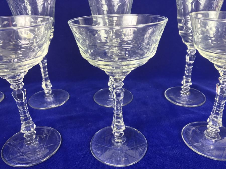 (8) Glass Stemware [Photo 10]