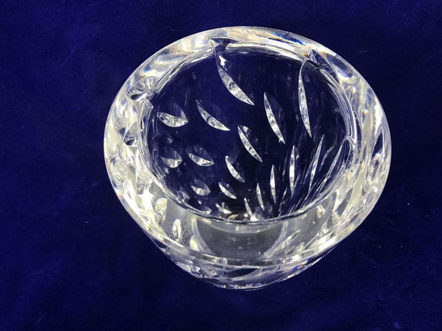 Stunning SASAKI Large Heavy Cut Crystal Vase [Photo 6]