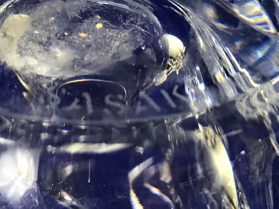 Stunning SASAKI Large Heavy Cut Crystal Vase [Photo 11]