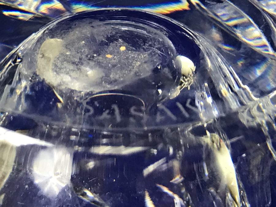 Stunning SASAKI Large Heavy Cut Crystal Vase [Photo 12]