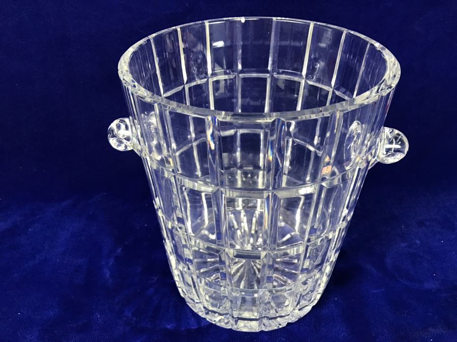 Large Crystal Ice Bucket