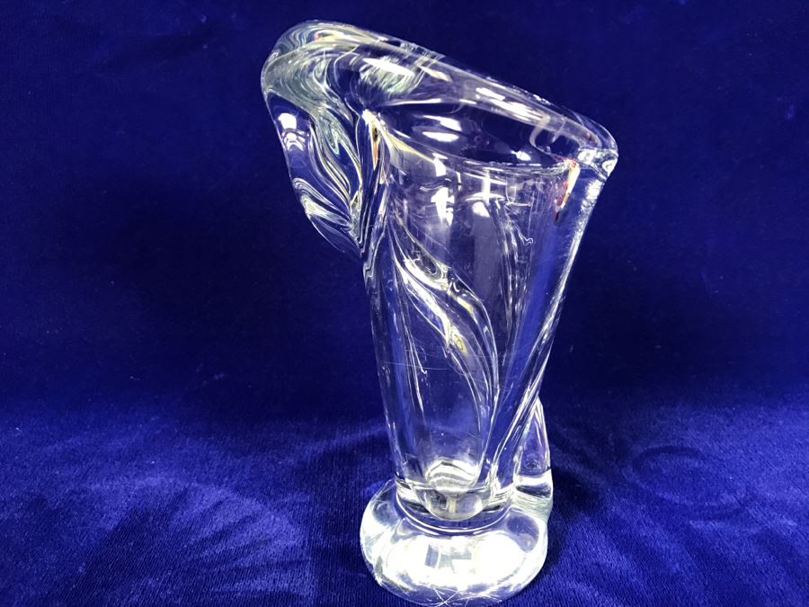 Stunning Cristal De Sevres Crystal Vase France [Photo 6]