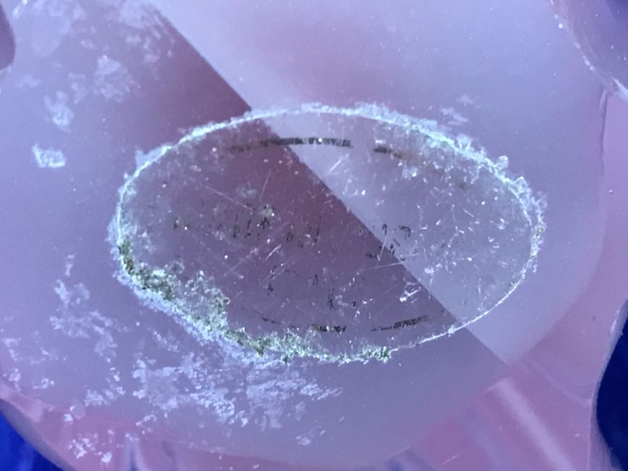 Pink Murano Art Glass Vase Made In Italy [Photo 8]