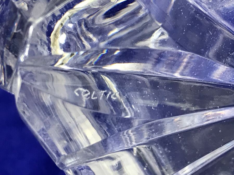 Cut Crystal Signed Decanter With Stopper By Celtic Crystal [Photo 2]